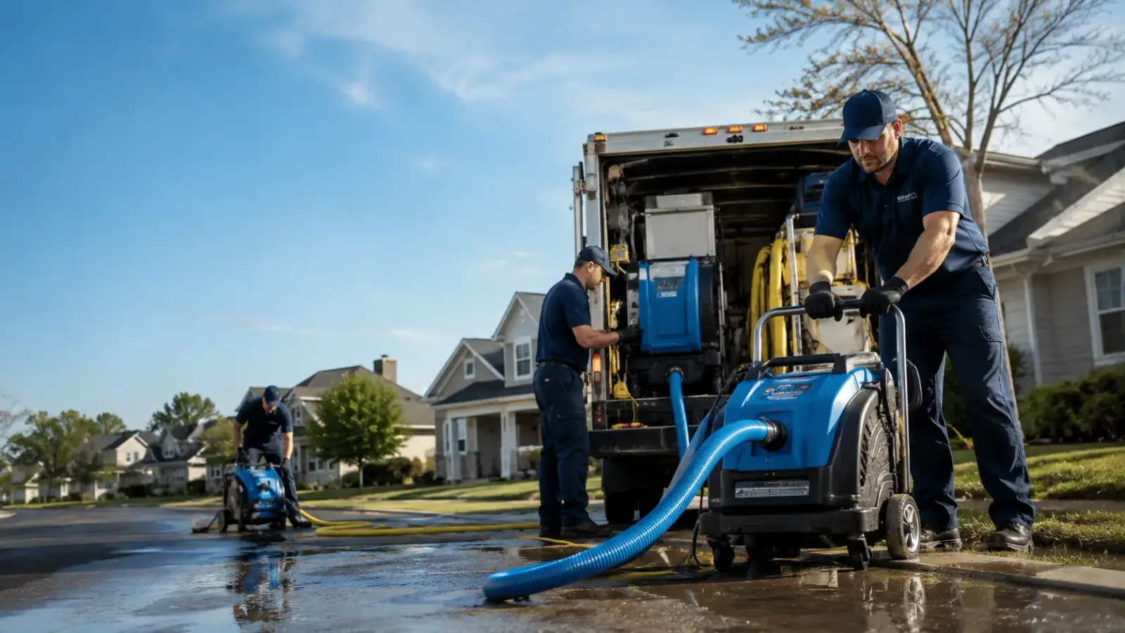 Flood Damage Cleanup in Many Farms, AZ
